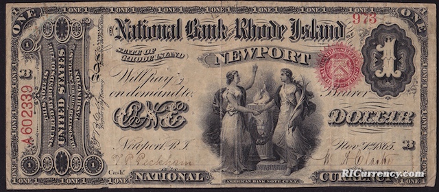 National Bank of Rhode Island $1