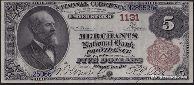 Merchants National Bank $5