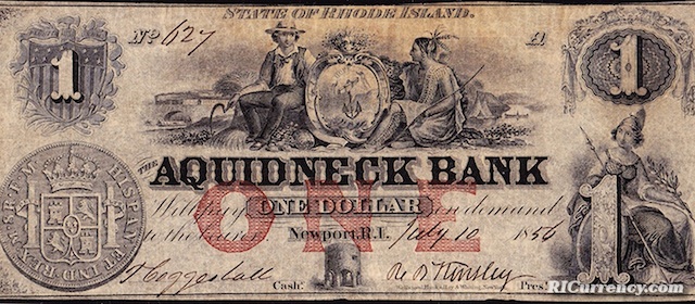 Aquidneck Bank $1