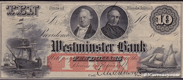 Westminster Bank $10