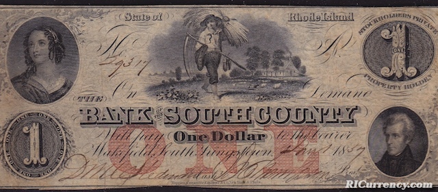 Bank of South County $1