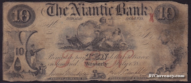 Niantic Bank $10