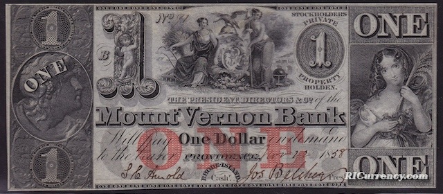 Mount Vernon Bank $1