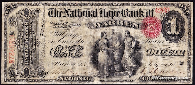 National Hope Bank $1