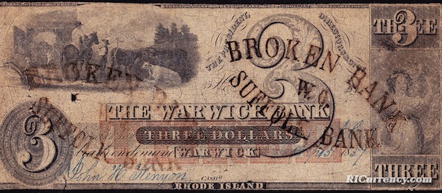 Warwick Bank $3