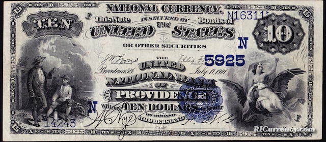 United National Bank $10