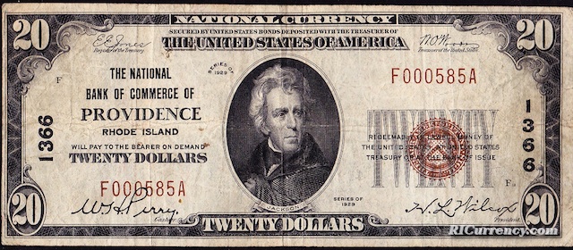 National Bank of Commerce $20