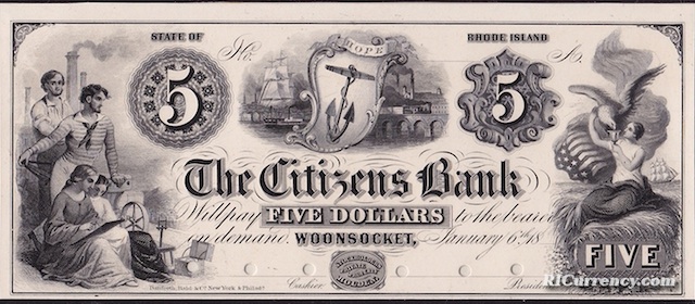 Citizens Bank $5