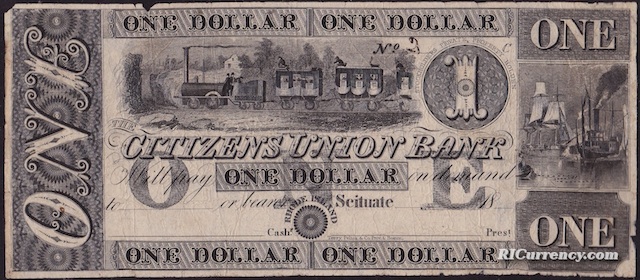 Citizens Union Bank $1