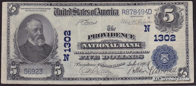 Providence National Bank $5