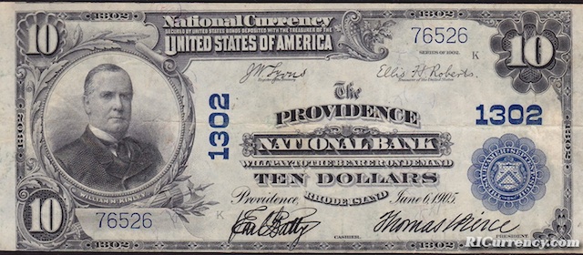 Providence National Bank $10