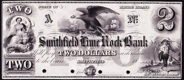 Smithfield Lime Rock Bank $2