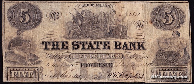 State Bank $5