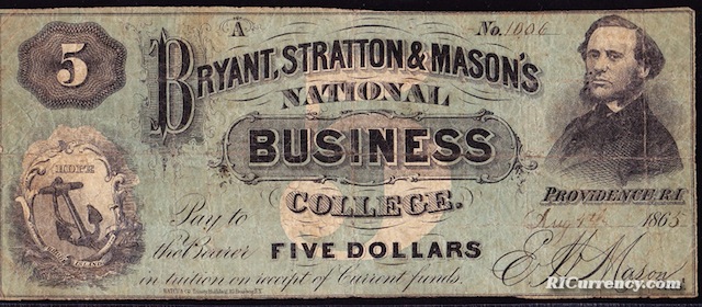 Bryant, Stratton & Mason’s $5