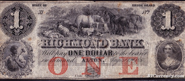 Richmond Bank $1