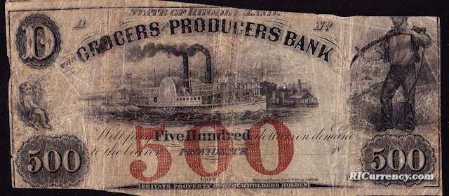 Grocers & Producers Bank $500