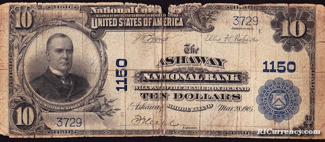 Ashaway National Bank $10