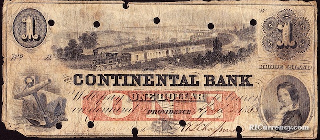 Continental Bank $1