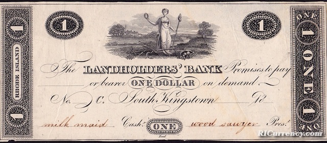 Landholders Bank $1