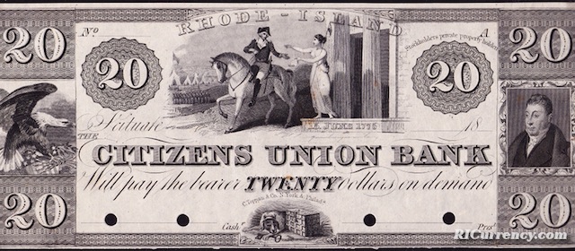 Citizens Union Bank $20