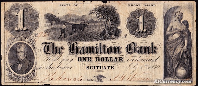 Hamilton Bank $1