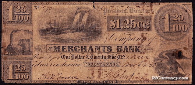 Merchants Bank $1.25