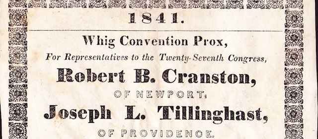 Whig Party Convention Prox