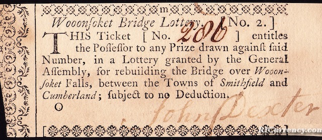 Woonsocket Bridge Lottery Ticket