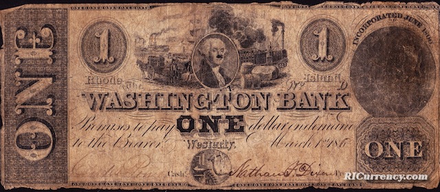 Washington Bank $1