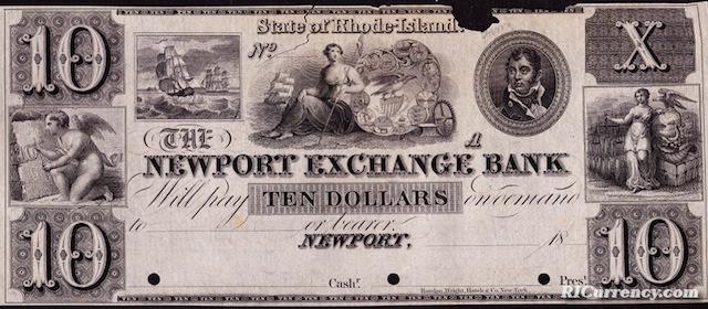 Newport Exchange Bank $10