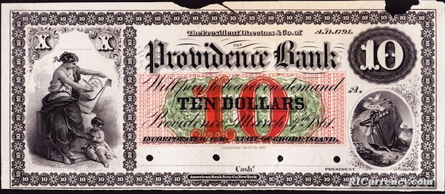 Providence Bank $10