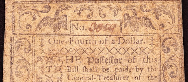 One Fourth of a Dollar