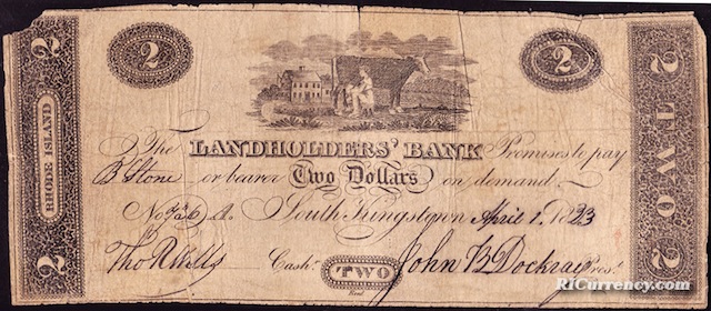 Landholders Bank $2