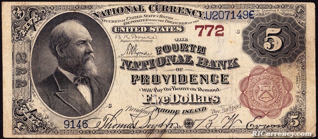 Fourth National Bank $5