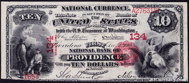 First National Bank $10