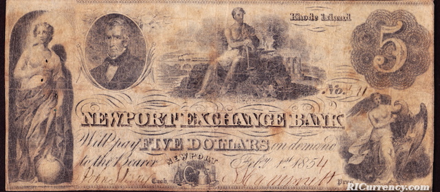 Newport Exchange Bank $5