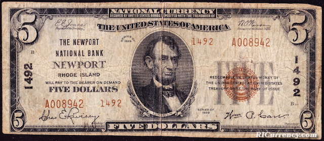 Newport National Bank $5