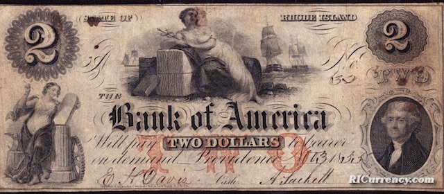 Bank of America $2