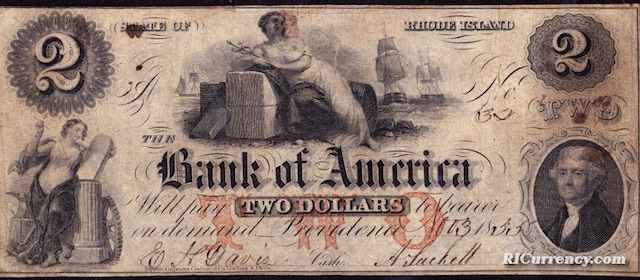 Bank of America $2