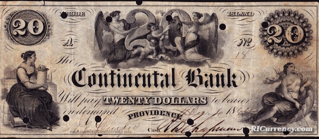 Continental Bank $20