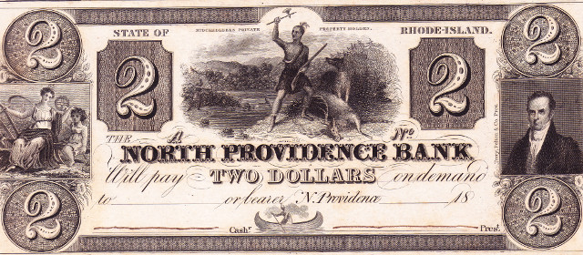 RHODE ISLAND $2 Statehood RI State Two-Dollar U.S Bill *Legal Tender* w/Folio 