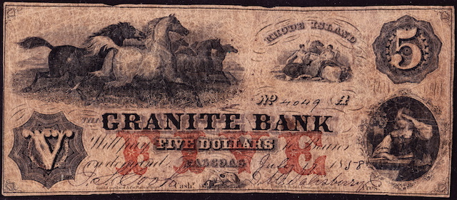 Granite Bank $5