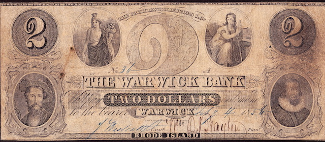 Warwick Bank $2