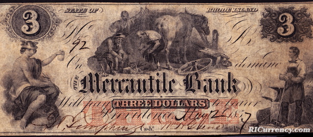 Mercantile Bank $3