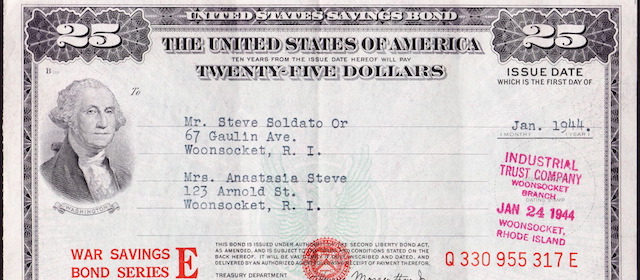 $25 War Savings Bond