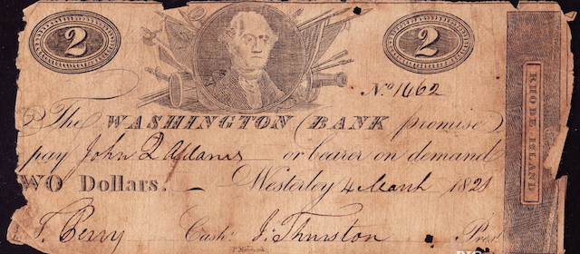 Washington Bank $2