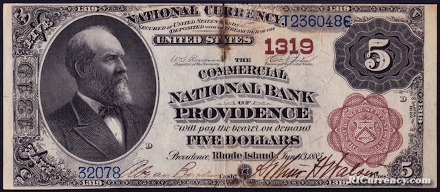 Commercial National Bank $5