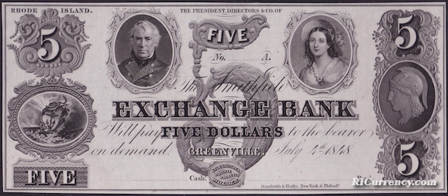 Smithfield Exchange Bank $5