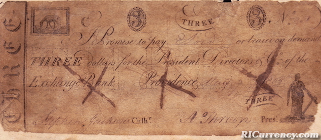 Exchange Bank $3