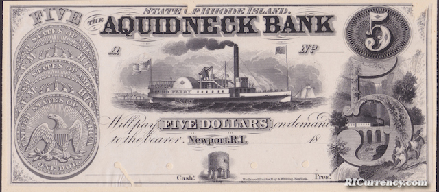 Aquidneck Bank $5